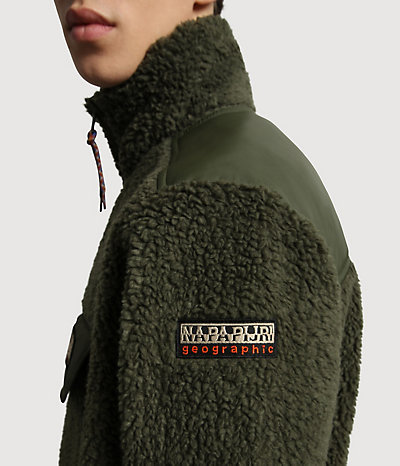 Fleece-Sweatshirt Trentino Hz mit halb durchgehendem Reißverschluss-